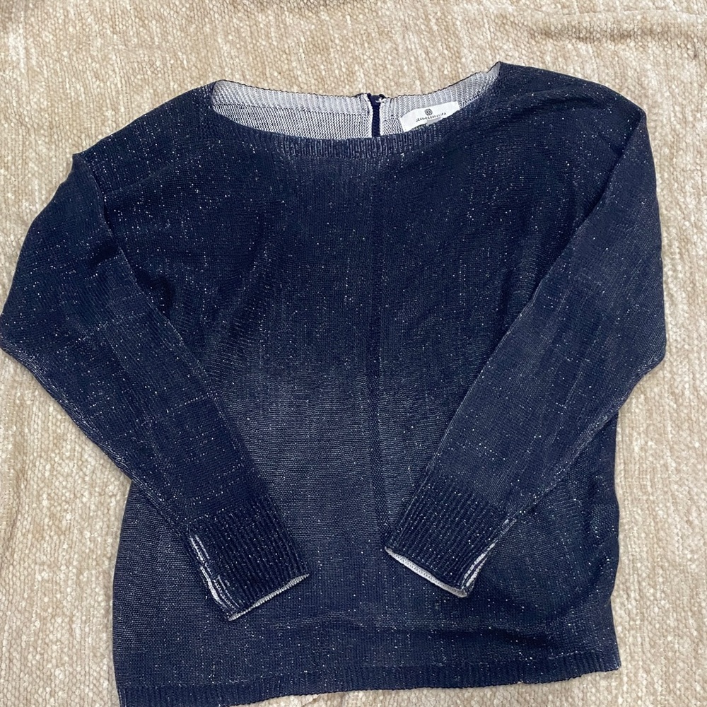 Jean Pierre Midnight Blue Crew Neck Sweater